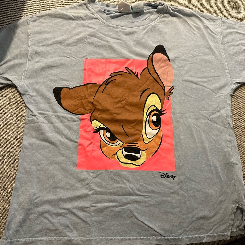 Zara Gray Bambi Kids Shirt